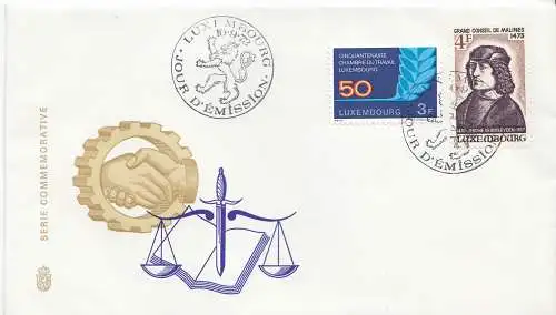 Luxemburg Mi.Nr. 868 und 869, 1973 