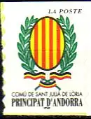 Andorra frz. Mi.Nr. 561 Freim. Gemeindewappen Sant Julià de Lorià (-)