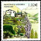 Andorra frz. Mi.Nr. 600 Hotel Mirardor (1,02)