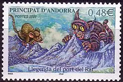 Andorra franz Mi.Nr. 627 Die Legende von Port del Rat (0,48)