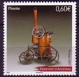 Andorra franz Mi.Nr. 664 Automobile, Pinette (1885) (0,60)