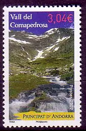 Andorra franz Mi.Nr. 666 Naturschutzgebiet Comapedrosa-Tal (3,04)