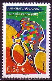 Andorra franz Mi.Nr. 698 Tour de France, Radrennfahrer (0,56)