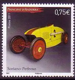 Andorra franz Mi.Nr. 731 Automobile, Soriano-Pedroso (0,75)