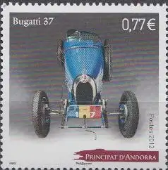 Andorra franz Mi.Nr. 744 Automobile: Bugatti Type 37 (1926) (0,77)