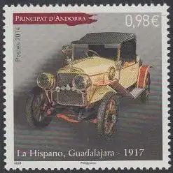 Andorra franz Mi.Nr. 771 Oldtimer, La Hispano Guadalajara (0,98)