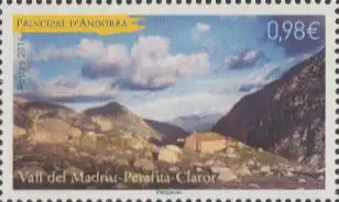 Andorra franz Mi.Nr. 774 UNESCO-Welterbe Vall del Madriu-Perafita-Claror (0,98)