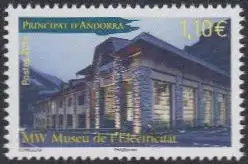 Andorra franz Mi.Nr. 777 Museum für Elektrizität (1,10)