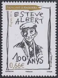 Andorra franz Mi.Nr. 782 100.Geburtstag Esteve Albert (0,66)