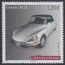 Andorra franz Mi.Nr. 786 Oldtimer, Citroën DS 21 (1,20)