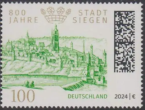 D,Bund Mi.Nr. 3823, 800 Jahre Stadt Siegen (100)