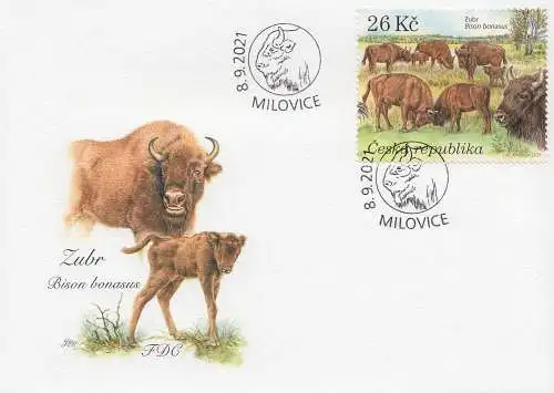 Tschechien Mi.Nr. 1124-1127 Naturschutz (4 Briefe)