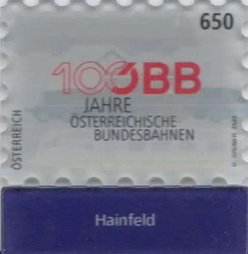 Österreich MiNr. 3749 Österreichische Bundesbahnen, Zierfeld Hainfeld