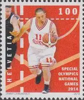 Schweiz Mi.Nr. 2344 Special Olympics National Games, Basketball, skl. (100)