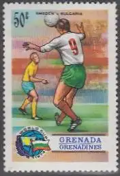 Grenada-Grenadinen Mi.Nr. 22 Fußball-WM 1974, Schweden-Bulgarien (50)