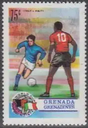 Grenada-Grenadinen Mi.Nr. 23 Fußball-WM 1974, Italien-Haiti (75)