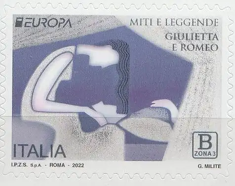 Italien MiNr. 4444 Europa 2022 Die Legende von Romeo und Julia (B ZONA 3)