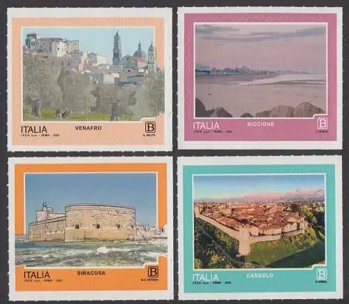 Italien MiNr. 4461-4464 Natur- und Landschaftserbe, Tourismus (4 Werte)