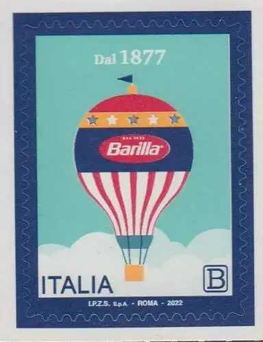 Italien MiNr. 4479, 145 Jarhe Teigwarenhersteller Barillam Heißluftballon