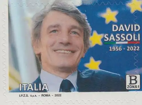 Italien MiNr. 4486 Tod von David Sassoli, Journalist und Politiker