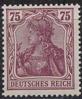 D,Dt.Reich Mi.Nr. 148 Freim. Germania (75)