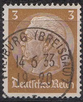 D,Dt.Reich Mi.Nr. 482 Freim. Hindenburg, Wz. 2 (3)