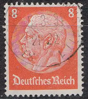D,Dt.Reich Mi.Nr. 485 Freim. Hindenburg, Wz. 2 (8)