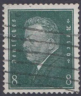 D,Dt.Reich Mi.Nr. 412 Friedrich Ebert, 1. Reichspräsident, Wz. 2 (8)
