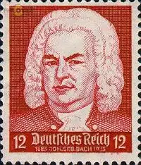 D,Dt.Reich Mi.Nr. 574 Schütz-, Bach-, Händel-Feier, Joh. Seb. Bach (12)