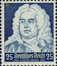 D,Dt.Reich Mi.Nr. 575 Schütz-, Bach-, Händel-Feier, Georg F. Händel (25)