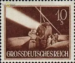 D,Dt.Reich Mi.Nr. 878y Heldengedenktag  Scheinwerfer (10+5)
