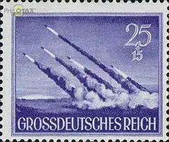 D,Dt.Reich Mi.Nr. 884y Heldengedenktag Nebenwerfer (25+15)