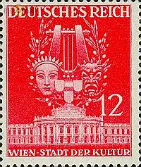 D,Dt.Reich Mi.Nr. 770 Wiener Frühjahrsmesse Burgtheater (12)