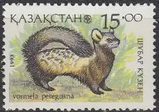 Kasachstan Mi.Nr. 33 Einheimische Tiere, Iltis (15.00)