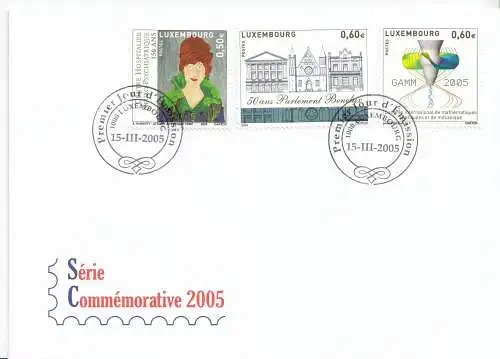 Luxemburg Mi.Nr. 1663-65 Jahrestage und Ereignisse (3 Werte)