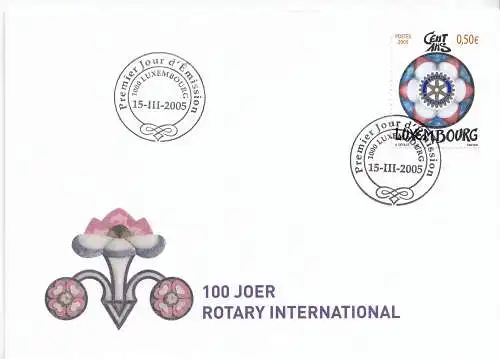 Luxemburg Mi.Nr. 1669 100 Jahre Rotary International
