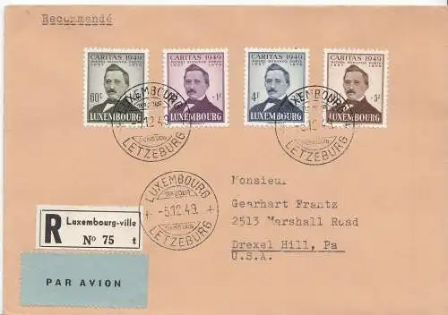 Luxemburg Mi.Nr. 464-67 Caritas 1949