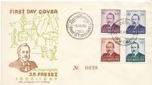 Luxemburg Mi.Nr. 501-04 Caritas 1952