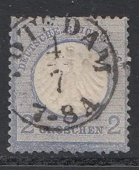 D,Dt.Reich Mi.Nr. 5 Adler mit kleinem Brustschild (2 Groschen)