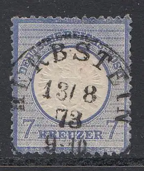 D,Dt.Reich Mi.Nr. 26 Adler mit großem Brustschild (7 Kreuzer)