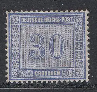D,Dt.Reich Mi.Nr. 13 Ziffern, Innendienst (30 Groschen)