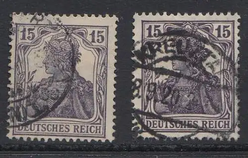 D,Dt.Reich Mi.Nr.101, Freim. Germania 