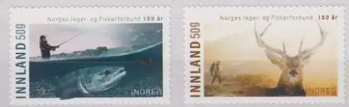 Norwegen Mi.Nr. 2052-2053 Jäger- und Anglerverband