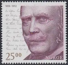 Norwegen Mi.Nr. 1693 Knut Hamsun, Schriftsteller, Nobelpreis (25,00)