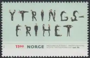 Norwegen Mi.Nr. 1733 Landesverband Medienunternehmen, Pressebund (11,00)