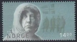 Norwegen Mi.Nr. 1750 100J.tag Südpol-Ersterreichung, Roald Amundsen (14,00)
