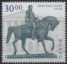 Norwegen Mi.Nr. 1815 König Karl Johann III, Reiterstandbild (30,00)