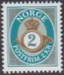 Norwegen MiNr. 1958 Freim. Posthorn, skl (2)