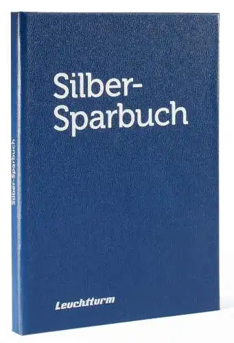  Presso Silber "Sparbuch" für 6 x 20€ Gedenkmünzen, blau 