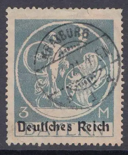 Deutsches Reich, Mi.Nr. 134 Type I gestempelt "Kraiburg"